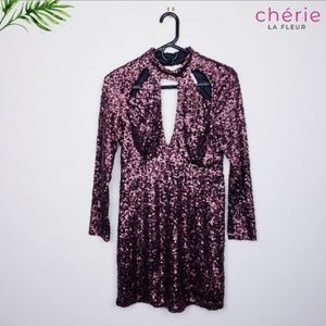 Charlotte Russe Sequin Mini Dress - Medium